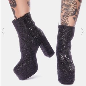 Glittery boots